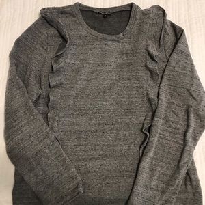 J. Crew Mercantile ruffled sweatshirt.  XL.